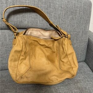Sundance Tan Shoulder Bag with Slouchy Design